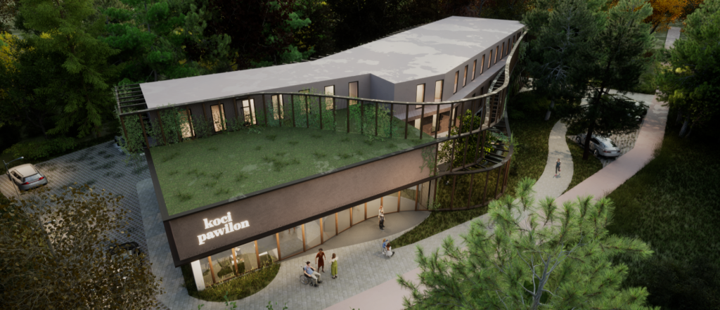 Koci pawilon, schronisko dla kotów Katowice, projekt konkursowy, architektura